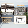 thumbnail image 4 of MeetLeisure Outdoor / Indoor Egg Chair with Ottoman & Cushions,Beige, 4 of 7