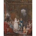 thumbnail image 3 of Jean Démosthène Dugourc 20x24 Black Modern Framed Museum Art Print Titled - A Party in a Louis XVI Interior Lit by a Candelabra and a Torchere, with a Couple Dancing the Minuet, 3 of 5