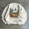 thumbnail image 3 of Santa Cabin Graphic Sweatshirt | Cozy Winter Scene Pullover, 3 of 6