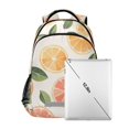 thumbnail image 7 of FORMRS Kids School Backpack Elementary Student Unisex Travel Bookbag with Reflective Stripes, Watercolor Orange, 7 of 7