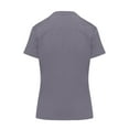 thumbnail image 3 of Natural Uniforms Womens Cool Stretch Modern Tuck-In Top Yoga Jogger Scrub Set with Regular and Petite Sizes (Charcoal, 2X-Large), 3 of 6