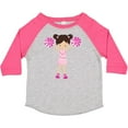 thumbnail image 3 of Inktastic Cheerleaders, Cute Girl, Brown Hair, Cheerleading Girls Toddler T-Shirt, 3 of 5