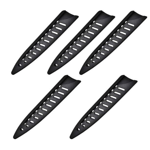 Fundas protectoras para cuchillos de PP, portátiles, prácticas, protección para cuchillas, resistentes al desgaste, duraderas, para el hogar, 5 uds. 135x23mm