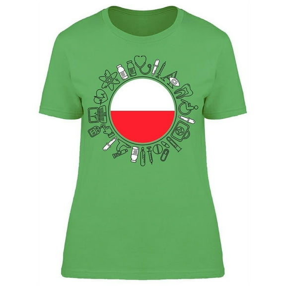 Medicine And Health Poland T-Shirt Women -Image by Shutterstock, Female Small