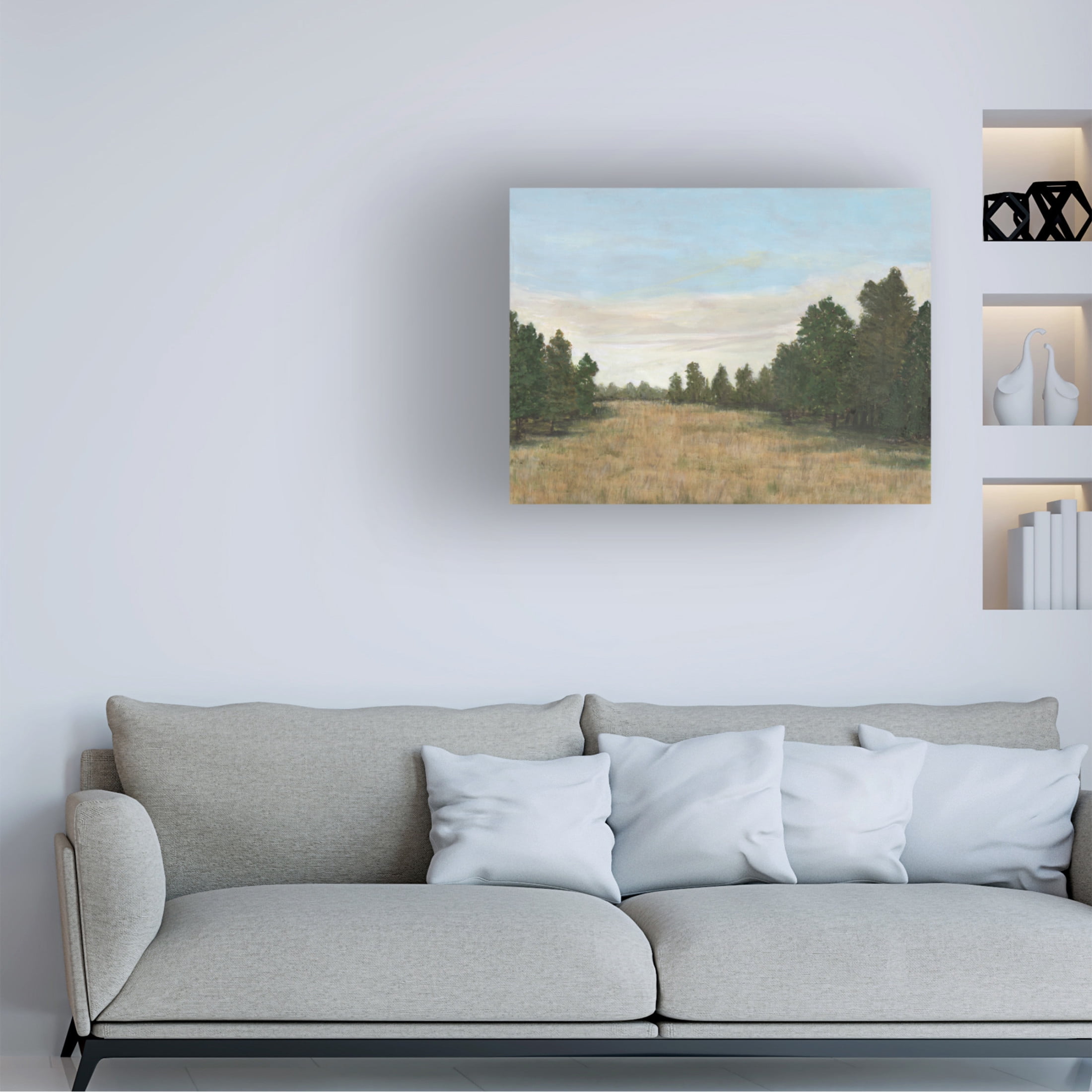 Trademark Fine Art Michael Willett  Countryside Clearing I Canvas Wall Art