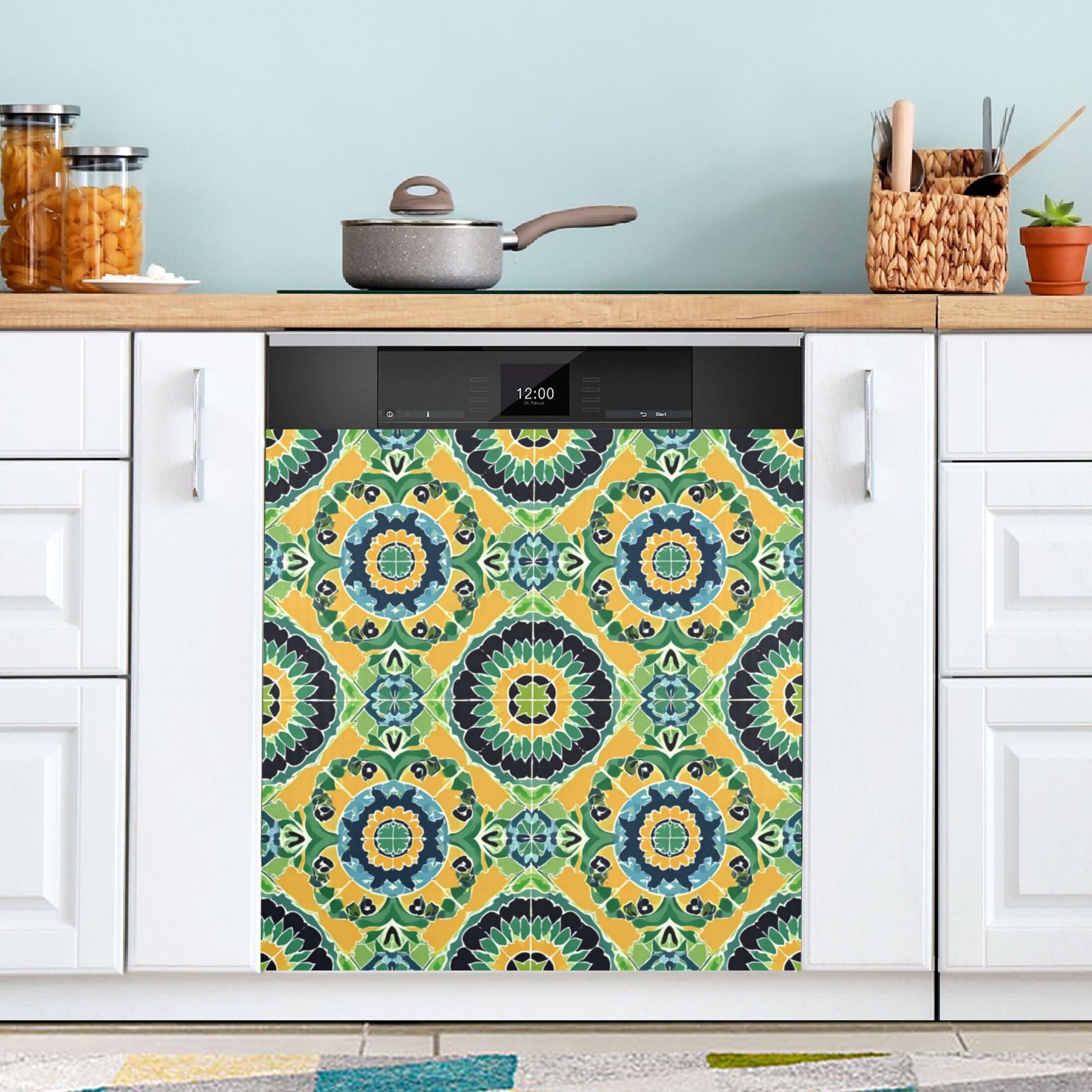 IAUYY Magnetic Decorative -23x26 Inch,Removable DIY Art for Dishwasher Refrigerator and Other Metal Surfaces,Composed Of Rich Colors