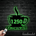 thumbnail image 4 of Handmadetneonsign Coffee Address House Number, Coffee Home Address Metal, Coffee Metal Wall Sign 63570, 4 of 5