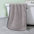 thumbnail image 2 of Luxury Bath Towels, Soft Highly Absorbent Quicker Dry Cotton Towels, Large Towels for Bathroom Gym, Shower, Hotel, Gray, 2 of 6