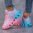 thumbnail image 3 of Women's Breathable Running Footwear, Cushioned Blade Sole Athletic Shoes for Gym Workout, 3 of 8
