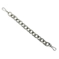 thumbnail image 2 of ColoMX 2 piezas de 30 cm de cadena de hierro de repuesto para manualidades antiguas, accesorios de correa para bolsos, accesorios de asa para equipaje de mano (plata), 2 of 7