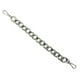 thumbnail image 2 of ColoMX 2 piezas de 30 cm de cadena de hierro de repuesto para manualidades antiguas, accesorios de correa para bolsos, accesorios de asa para equipaje de mano (plata), 2 of 7