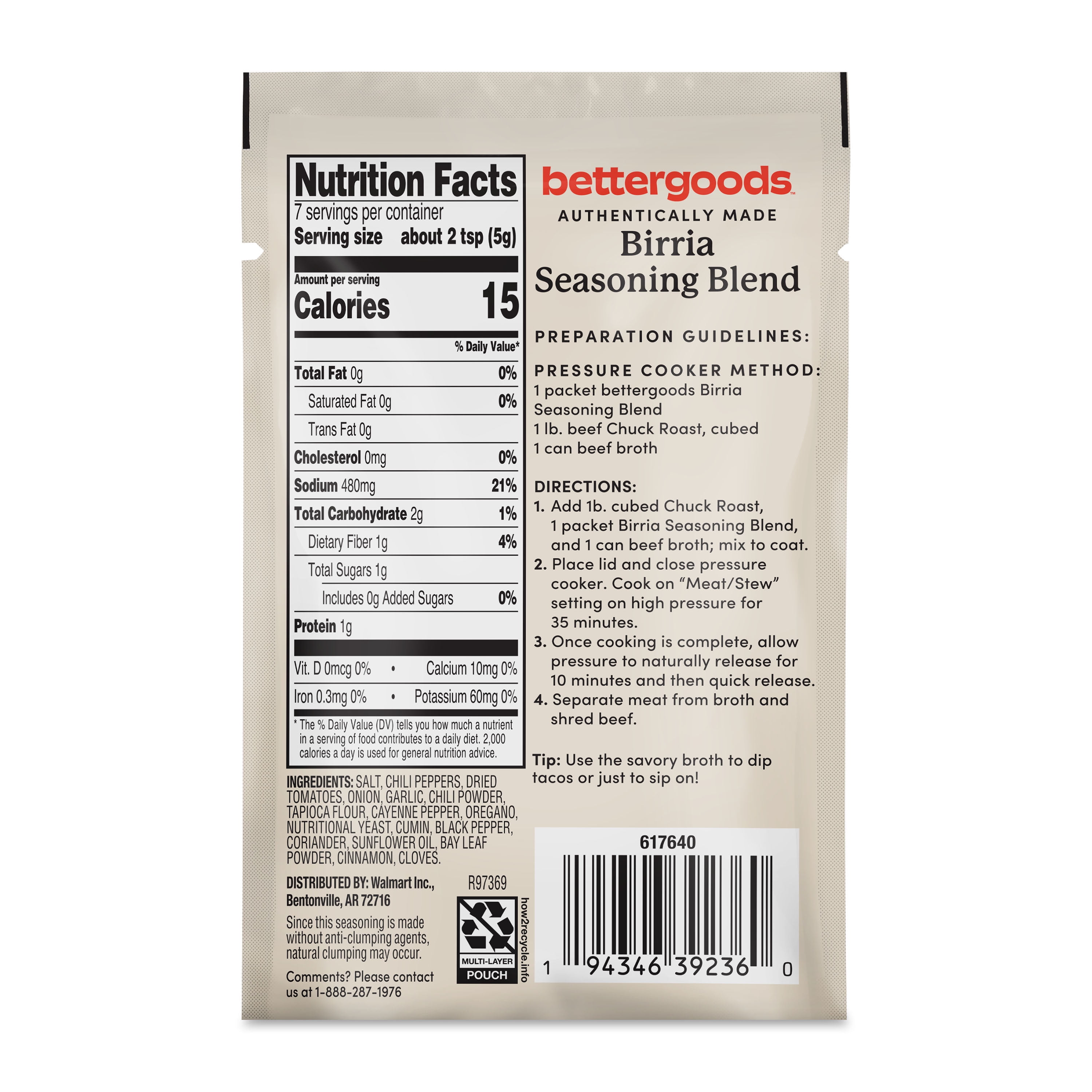 bettergoods Birria Seasoning Blend, 1.3 oz