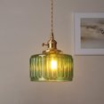 thumbnail image 3 of Mini Glass Pendant Light Fixture, Small Vintage Farmhouse Pendant Lamp, Retro Japanese Style Pendant Lighting, Single Pendant Light for Over Kitchen Sink Closet Dining Room Table Bar Entrance, 3 of 7