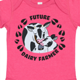 thumbnail image 4 of Inktastic Future Dairy Farmer with Cute Black and White Holstein Cows Boys or Girls Baby Bodysuit, 4 of 5