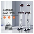 thumbnail image 4 of Drywall Stilts 24-40 Inch Adjustable - Aluminum Painting Stilts for Home Decoration, Tree Pruning, Wall Painting, Lightweight & Compact with Textured Rubber Base, 4 of 6