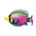 thumbnail image 3 of SDJMa 11.8 Inches Hand-Painted Metal Fish Art Wall Decor Coastal Ocean Sea Hanging Decorations Garden Pool Decor Colorful Outdoor or Indoor Wall Sculptures, 3 of 7