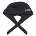 thumbnail image 5 of Visland Women Men Unisex Surgical Scrub Cap ECG Embroidery Heart Doctor Nurse Hospital Bouffant Hat Adjustable Head Cover with Buttons, 5 of 7