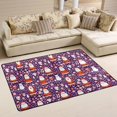 thumbnail image 2 of SKYSONIC Christmas Santa Cute Non-Slip Area Rug, Penguin Snowman Floor Carpet Comfort Floor Mats Decor for Indoor Front Porch Living Room Bedroom Kitchen, 36"x24", 2 of 5