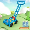 thumbnail image 2 of RUIG Bubble Lawn Mower, Bubble Blowing Push Toys for Kids Ages 1 2 3 4 5, Bubble Machine, Summer Outdoor Gardening Toys for Toddlers, Birthday Party Gifts, 2 of 8