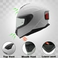 thumbnail image 6 of Innovation Works Full Face Motorcycle Helmet DOT Approved with Programmable LED Display and USB Charging,ABS Bike Motorcycle Helmet for Adults, 6 of 8