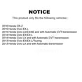 thumbnail image 2 of Transit Auto Front Coated Disc Brake Rotors and Ceramic Pads Kit for Car Honda Civic CR-Z KGA-100767, 2 of 11