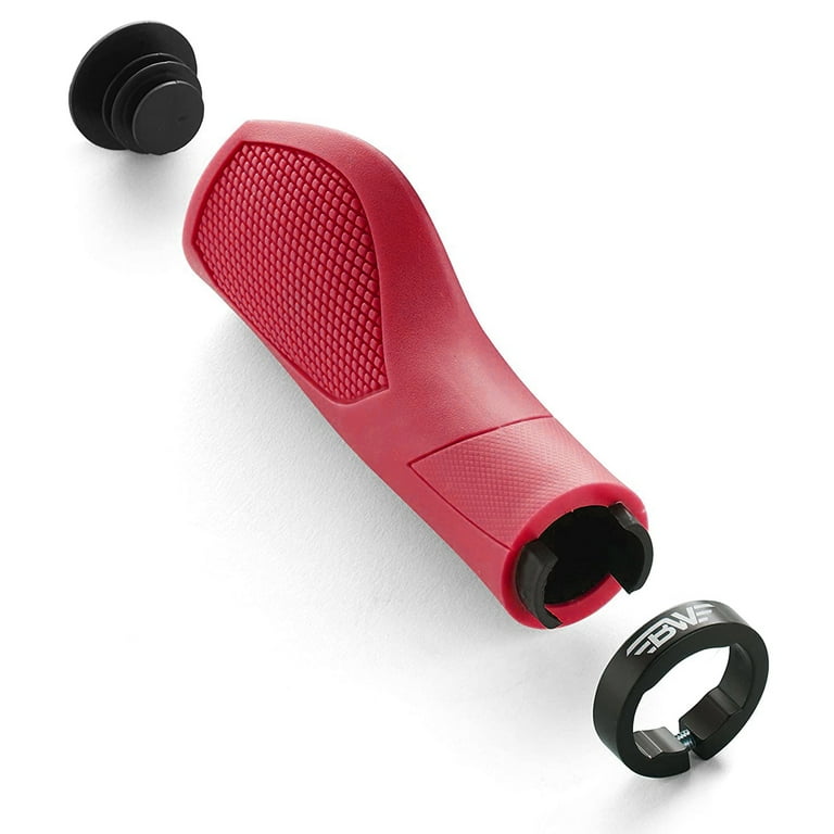 Bike top grips red