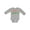 AC-Heather Grey, variant on Feliz Navidad Christmas Boys or Girls Long Sleeve Baby Bodysuit