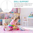thumbnail image 2 of KAKOWELY 12pcs Doll Figures Stand Doll Support Rack Display Rack for Window Doll Decor (Random Color),8.27"X3.94"X3.15", 2 of 5