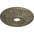 thumbnail image 3 of Ekena Millwork 18"OD x 3 1/2"ID x 1"P Valletta Ceiling Medallion (Fits Canopies up to 3 1/2"), Hand-Painted Witch Hazel Crackle, 3 of 6