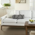 thumbnail image 5 of Mina Victory Life Styles Distressed Diamond 6" X 20" Grey Indoor Throw Pillow, 5 of 7