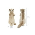 thumbnail image 2 of Angora Ferret Plush Toy, Nervous Ferret Doll, Companion Doll, Long Pillow Doll, 2 of 5