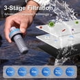 thumbnail image 4 of Purewell Collapsible Filtered Water Bottle, 0.01μm BPA-Free Silicone Squeeze Water Purifier Bottle for Hiking, Backpacking, Camping & Survival(blue), 4 of 7