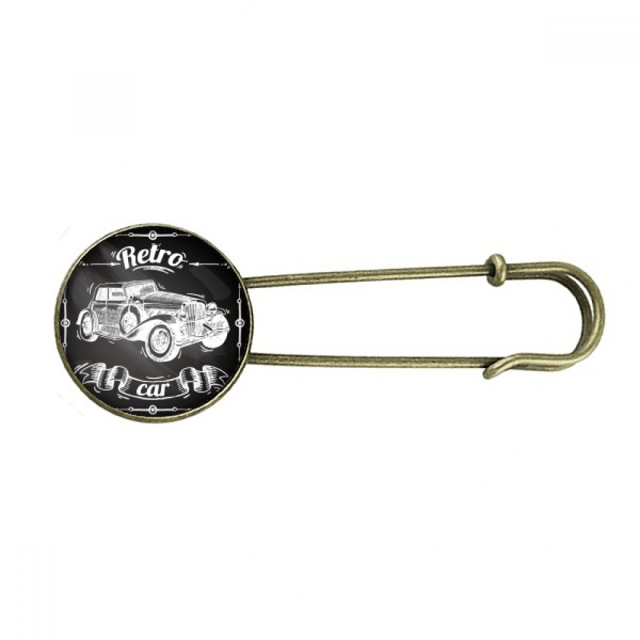 Coches clasicos patron pintado a mano EsES Broche De Broche De Metal Antiguo Unbranded M