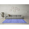thumbnail image 3 of Ahgly Company Indoor Rectangle Abstract Blue Modern Area Rugs, 2' x 3', 3 of 4
