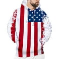 thumbnail image 7 of BJUTIR Womens Sweatshirt Oversized Hoodie Aikooki New Usa Hoodies Men/Women Sweatshirt July Fourth Hooded United States America Independence Day Hoody 3D National Flag, 7 of 7