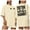 Beige, variant on Off Shoulder Tops for Women Tie Dye Summer T-Shirt Women's Casual Round Neck T Shirt | Letter Print Tee for Comfort & Style Petite Slim Fit Shirts Women Xl