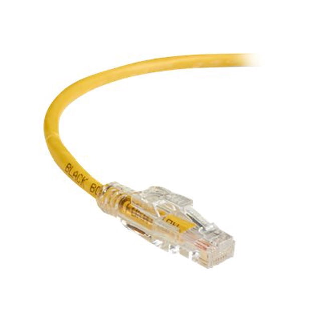 GigaTrue 3 Boîte Noire - Câble de Raccordement - RJ-45 (M) à RJ-45 (M) - 25 ft - UTP - CAT 6 - Moulé, Toronné - Jaune