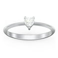 thumbnail image 2 of Heart Birthstone Ring - Cubic Zirconia / White Topaz (April), 2 of 6