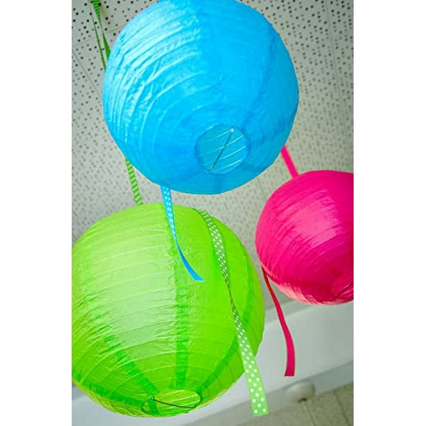 Brights Paper Lanterns Pack Of 3 Walmart