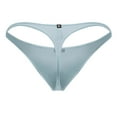 thumbnail image 3 of Xtremen Fashion Underwear 91217 Microfiber Thongs Color Seawater Size M, 3 of 5