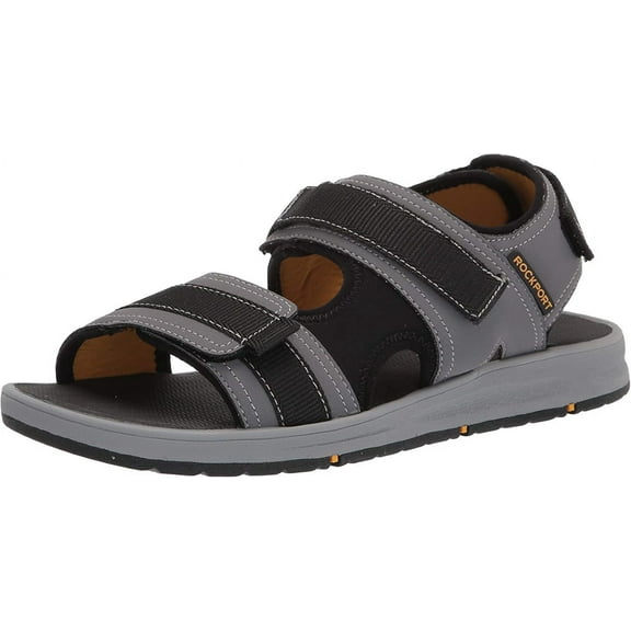Rockport Lucky Bay Sport 3 Men's Grey Sandals 10W