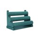 thumbnail image 1 of Seitruly Soporte de exhibición de terciopelo multicapa, ligero, duro, liso, estante de almacenamiento, estable, resistente, soporte de tres varillas, Bolsas de maquillaje Verde Seitruly CE015135-03, 1 of 6