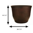 thumbnail image 5 of Southern Patio  Cronus Planter Hot Coal 17.5" Dia., 5 of 5