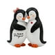 thumbnail image 1 of Estatua de Pingüino Pareja Pingüino Ornamento Decorativo Escultura Animal Figura en Resina para Mesa Decoración de Dormitorio Adecuado para Regalo Boda Sala, 1 of 8