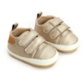 thumbnail image 3 of Baby Shoes Boys Girls Infant Sneakers Non-Slip Rubber Sole Toddler Crib First Walker Shoes,Gold,12-18M, 3 of 7
