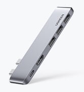 UGREEN 5-in-2 USB C Hub for MacBook Pro/Air