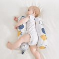 thumbnail image 2 of Almohada cómoda de algodón para bebé, cojín de apoyo para el respaldo para dormir de lado para recién nacido, almohada de protección para dormir con rollo de cuello anticaída para niños pequeños, 2 of 4