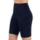 thumbnail image 5 of Jacenvly New Womens Shorts Clearance Summer Leisure Solid Mid Waisted Sports Shorts with Pocket Skin-Friendly Expandable Waist Women Yoga Shorts, 5 of 9