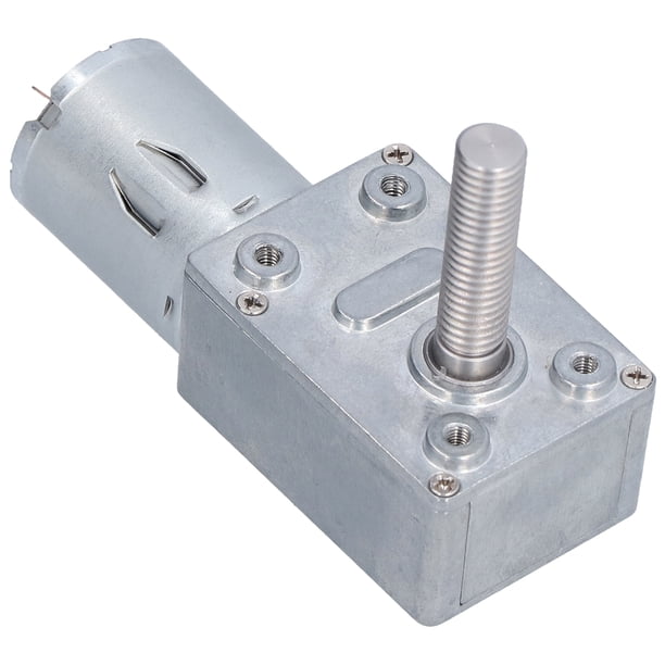 Motor de engranaje helicoidal de CC, turbina JGY370 Eje roscado Motores de engranajes de eje roscado Motor de engranajes V Durabilidad probada en el tiempo
