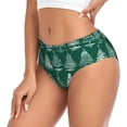 thumbnail image 2 of Fotbe Christmas Trees Calzones Estampados para Mujer – Ropa Interior de Algodón, Cómoda, Suave y Elástica-X-Large, 2 of 6
